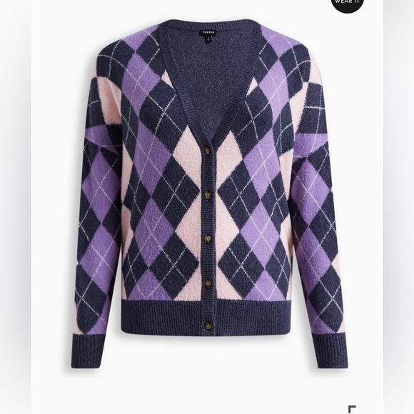 ✨SOLD✨🆕NWT🔖Fabulous Torrid Vegan Cashmere Cardigan - 3x - Picture 5 of 8